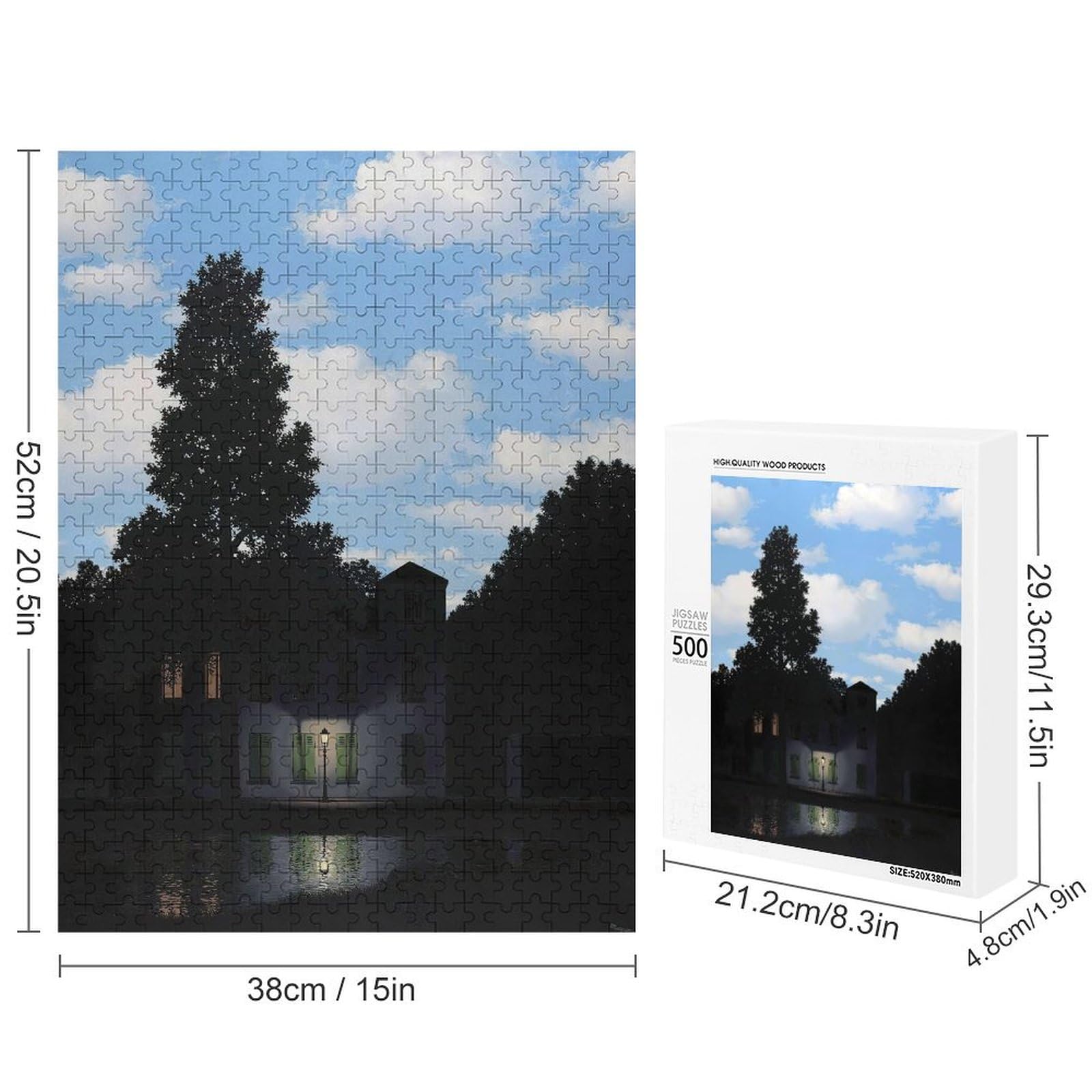 Amazon.co.jp: Rene Magritte Famous Painting Reproduction 